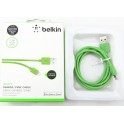 Cabo usb belkin para apple iphone 5 5s e 6 1.20mts em caixa original 