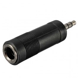 Conversor / Adaptador Audio Jack 3.5mm Macho para 6.35mm Femea