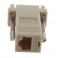 Adaptador Extens&atilde;o Macho para Cabo LAN CAT5, CAT5e, CAT6, RJ45 Femea 