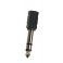 Conversor / Adaptador Audio Jack 6.35mm Macho para 3.5mm Femea