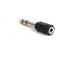 Conversor / Adaptador Audio Jack 6.35mm Macho para 3.5mm Femea