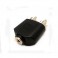 Conversor / Adaptador Audio Jack Dual RCA Macho para 3.5mm Femea