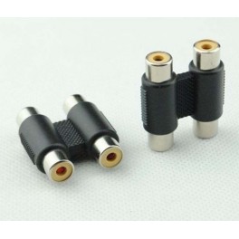 Conversor / Adaptador Audio Jack Dual Port RCA para Dual Port Femea