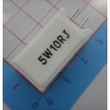 5W10RJ Resistências Cerâmica 5W 10 Ohm
