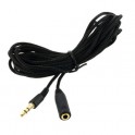 Adaptador Extensão Audio Jack Macho para Femea 3.5mm