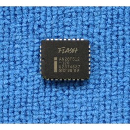 AN28F512-120 Encapsulation:PK (64K x 8) CMOS FLASH MEMORY LCC,512K