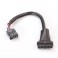 Adaptador USB 3.0 20 pinos para USB 2.0 9 pinos