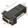 Adaptador Extens&atilde;o VGA Macho para Cabo LAN CAT5, CAT5e, CAT6, RJ45 Femea 