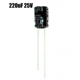 Condensador Eletrolitico 220uF 25V      