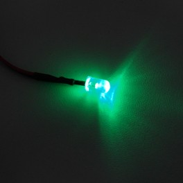 LED 5mm cristal RGB Slow 12V pre-cablado