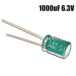 Condensador Eletrolitico 1000uF 6.3V