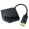 3 em 1 - Adaptador Display Port para HDMI, DMI, VGA