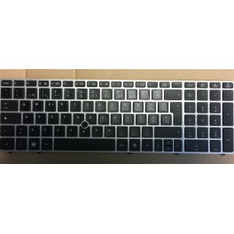 Peças HP Elitebook 8560P Teclado FR Original MP-10G86F06886