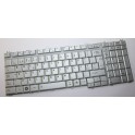 Teclado Toshiba L500 L550 A500 P200 P300 X205 Silver K000077540 