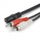 Cabo Adaptador Audio Jack 3.5 mm Femea / 2 RCA (Y) Stereo Macho
