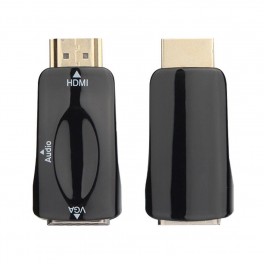 Conversor HDMI para VGA com saida Audio Jack F 3.5 mm