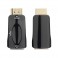 Conversor HDMI para VGA com saida Audio Jack F 3.5 mm