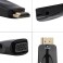 Conversor HDMI para VGA com saida Audio Jack F 3.5 mm