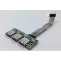 6050A2140101 - Placa com Portas USB Fujitsu V5515 V5535