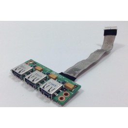 6050A2140101 - Placa com Portas USB Fujitsu V5515 V5535