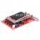 Oscilosc&oacute;pio digital TFT 2.4" Cores ARM Cortex M3 DSO138