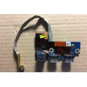 Peças de Toshiba Satellite P300-1FO Placa USB E RJ11  DABD3ATB6D0