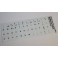Kit Autocolantes teclado Portugu&ecirc;s- Cor Branco.