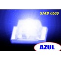 5 x LED SMD SMT 0603 Azul