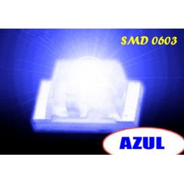 5 x LED SMD SMT 0603 Azul