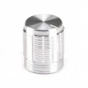 Capa Botão Potenciometro / Volume 15x16.5mm 5.9mm Silver