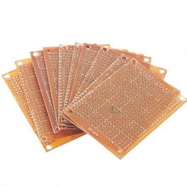 10 x Placa Circuito Impresso PCB em cart&atilde;o 50x70mm