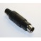 Conector / Adaptador Ficha Mini-Din 9 Pinos Macho para soldar