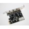 Placa Adaptadora PCI-E Pci Express 4 x Portas USB 3.0 