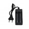 Carregador para 2 Pilhas 18650 3.7V