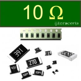 Resist&ecirc;ncia SMD 10 Ohm