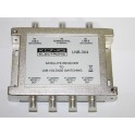 Multiswitch LNB para Satélite e Terrestre com 3 entradas e 4 saídas