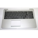 13NB0622AP0441 Teclado com Palmrest Asus X555L Silver