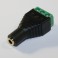 Adaptador DC Jack Femea p/ Conector Parafuso 3 Pinos 
