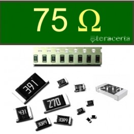 Resistência SMD 75 Ohm