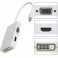 3 em 1 - Adaptador Mini Display Port 1080P para HDMI DVI VGA