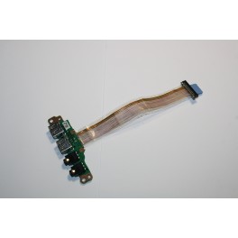 Pe&ccedil;as Placa USB Audio Jack com Cabo Toshiba Tecra S11 G2690A