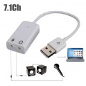 Adaptador Placa Som Externa 7.1 USB 2.0