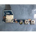 Peças Lenovo M30 Modulo Audio Card reader e USB port LS-A321P