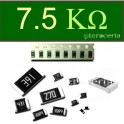 Resistência SMD 7.5 K Ohm