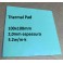 Thermal pad 100x100x2mm cpu gpu 3.2w/k 