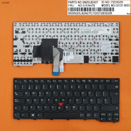 Pk130sb2a00 04X0123 Teclado UK Lenovo E431 E440 L440 L450 T440 T450 T460 