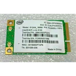 Peças Toshiba Portege R600 12.1" Bluetooth module G86C0000AD10 PA3418U-1BTM