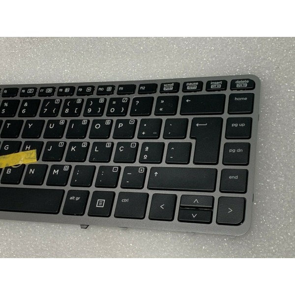 Tastiera Tedesca QWERTZ Di Ricambio Per HP EliteBook 740/745/840/850 G1 G2 – Con Telaio (Nera)