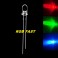 2X Led 5mm cristal auto FAST rgb comuta entre cores automaticamente