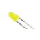 5X Led 3mm amarelo difuso